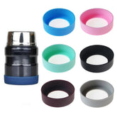 6pcs Silicone Water Bottle Bottom Cover Sleeve Protective Cup Mat Bottle Bumper Boot Rubber for Flask Mug Cup 75mm